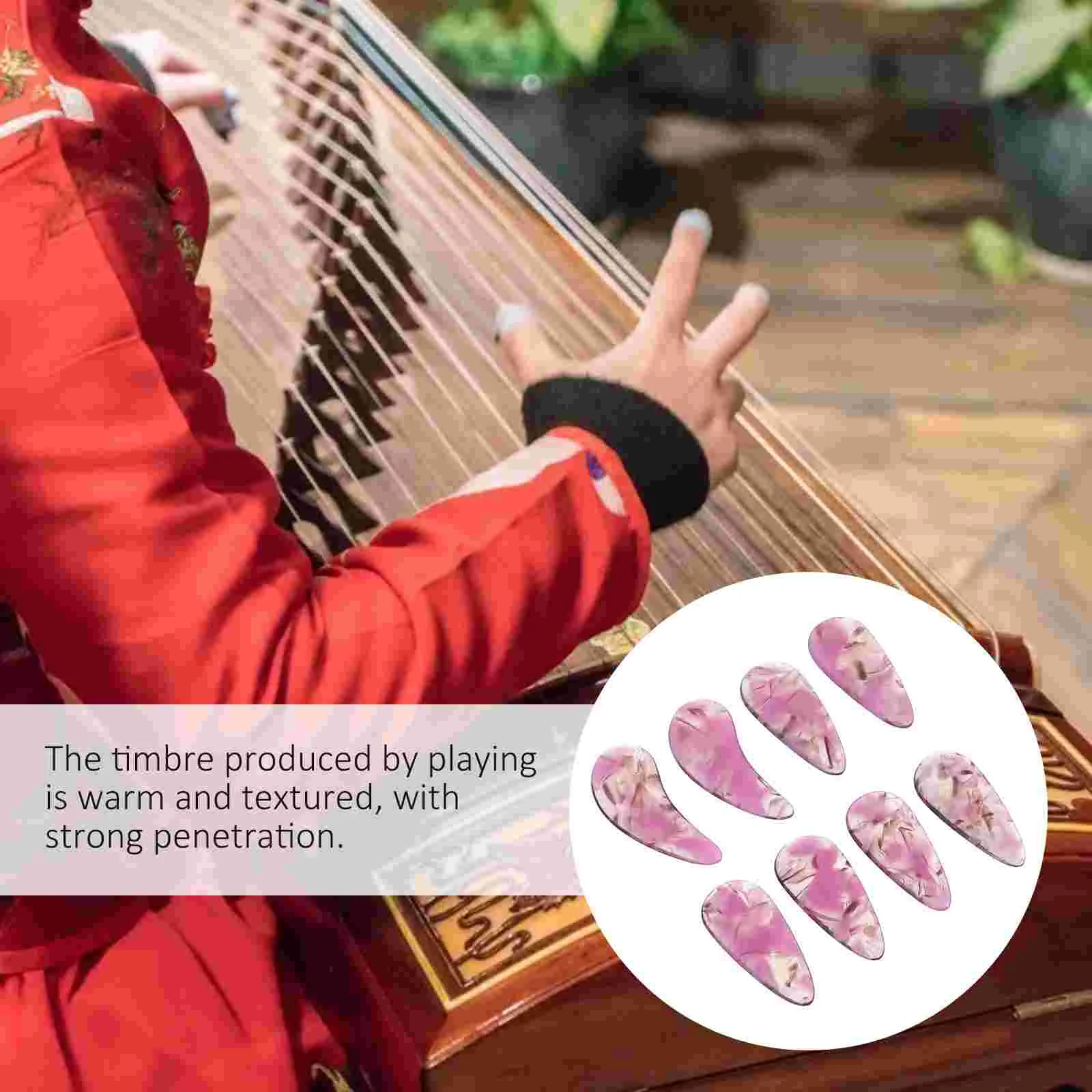 8 Pcs Guzheng Nails Thumb Tape Artificial Wearable Polymer Gadget Supplies Finger Pick Practice Tools Protective Fake
8 Pcs Guzheng Nails Thumb Tape Artificial Wearable Polymer Gadget Supplies Finger Pick Practice Tools Protective Fake