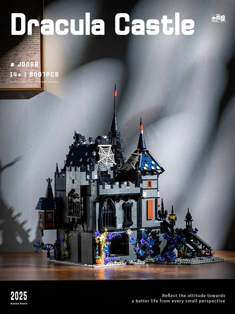 3007PCS JD099 MOC Idea Street View Vampire Dracula's Castle Building Blocks Bricks Assembling Toys for Boys Christmas Gifts Sets 3007PCS JD099 MOC Idea Street View Vampire Dracula's Castle Building Blocks Bricks Assembling Toys for Boys Christmas Gifts Sets