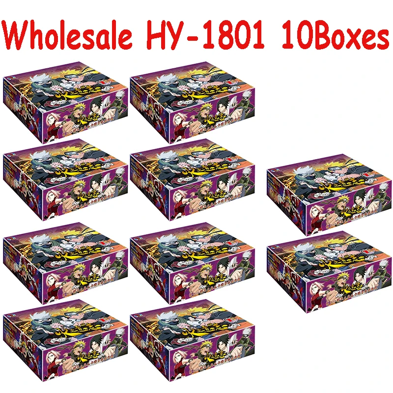 

Wholesale Little Dino HY-1801 Naruto Collection Card Sasuke Sakura Hinata Booster Box ACG CCG TCG Doujin Toys And Hobbies Gift