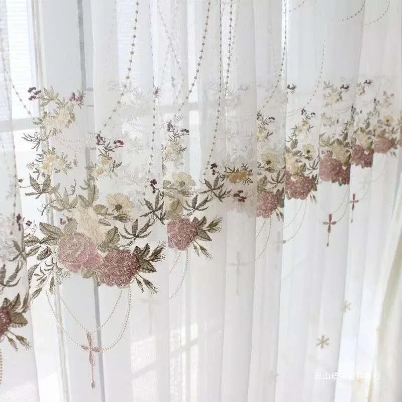 Sheer curtain balcony window screen curtain light-proof and floor-standing white gauze curtain breathable lace tulle
Sheer curtain balcony window screen curtain light-proof and floor-standing white gauze curtain breathable lace tulle