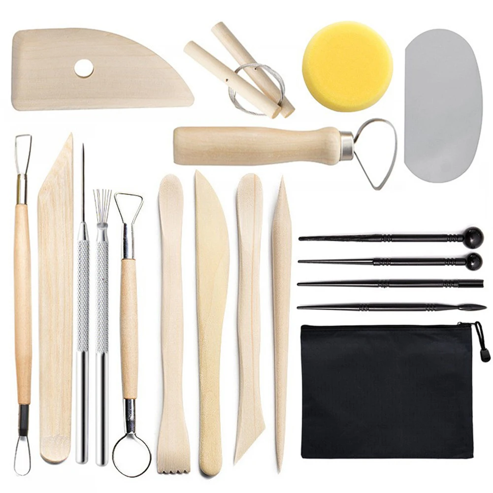 Pottery Sculpting Tools Set Ceramic Detail Texture Shaping Blade Clay Modeling Stainless Steel Tool Kit Carving Hole Punch
Pottery Sculpting Tools Set Ceramic Detail Texture Shaping Blade Clay Modeling Stainless Steel Tool Kit Carving Hole Punch