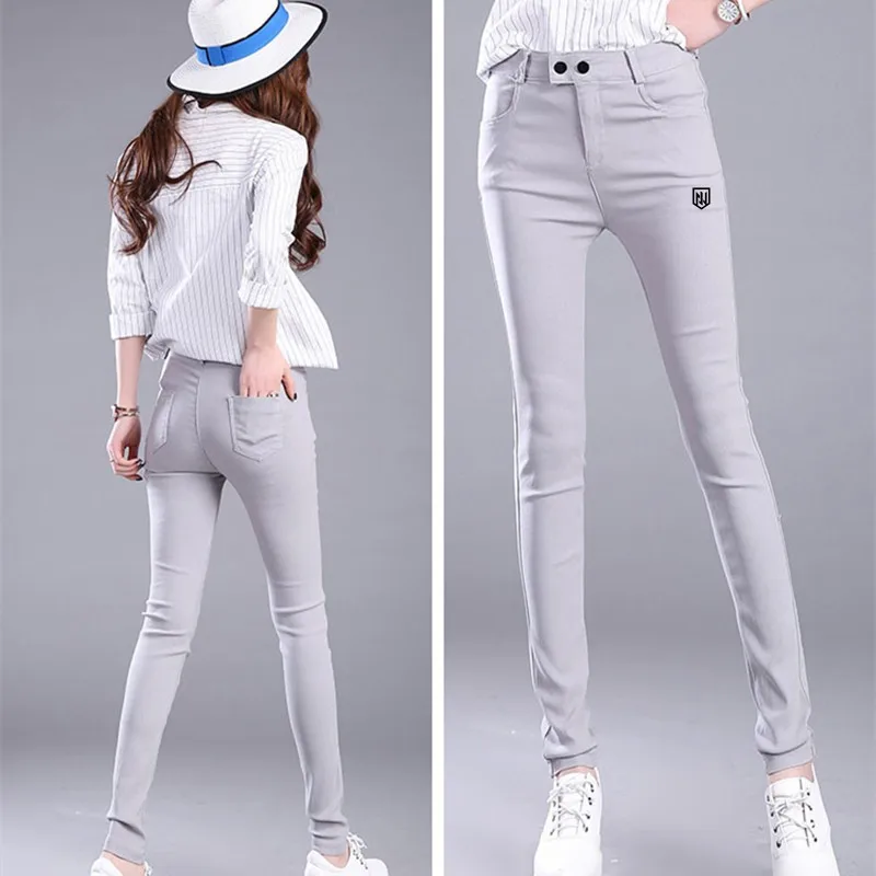 2024 Golf wear women's high quality jeans High waist slim casual pants Elastic fashion golf women's ball pants delivery fast
2024 Golf wear women's high quality jeans High waist slim casual pants Elastic fashion golf women's ball pants delivery fast