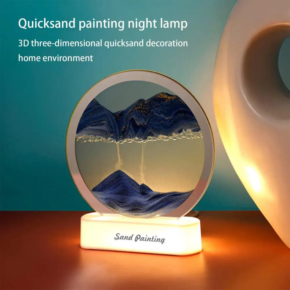 3D Moving Sand Art Picture Round Glass Deep Sea Sandscape Hourglass Quicksand Craft Flowing Sand Painting Office Home Decor Gift
3D Moving Sand Art Picture Round Glass Deep Sea Sandscape Hourglass Quicksand Craft Flowing Sand Painting Office Home Decor Gift
