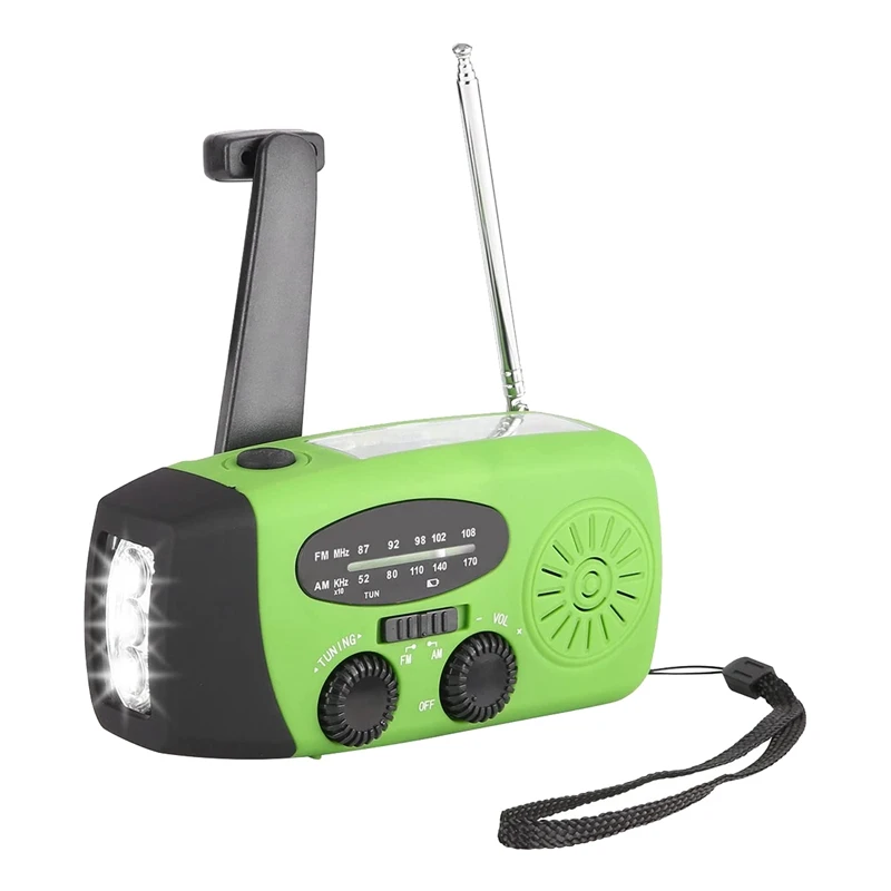 2000 Mah Outdoor Camping Emergency Radio Solar Powered Radio AM/FM With Flashlight
2000 Mah Outdoor Camping Emergency Radio Solar Powered Radio AM/FM With Flashlight