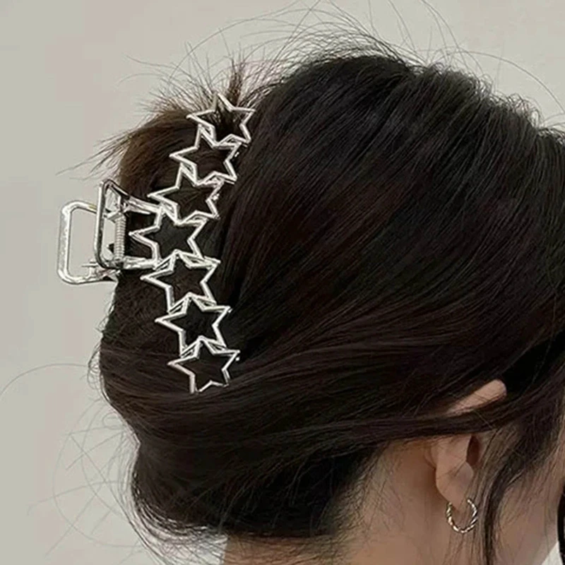 1PC New INS Style Hollow Out Circle Love Heart Star Big Clip For Women Girl Daily Jewelry Autumn Winter Headdress
1PC New INS Style Hollow Out Circle Love Heart Star Big Clip For Women Girl Daily Jewelry Autumn Winter Headdress