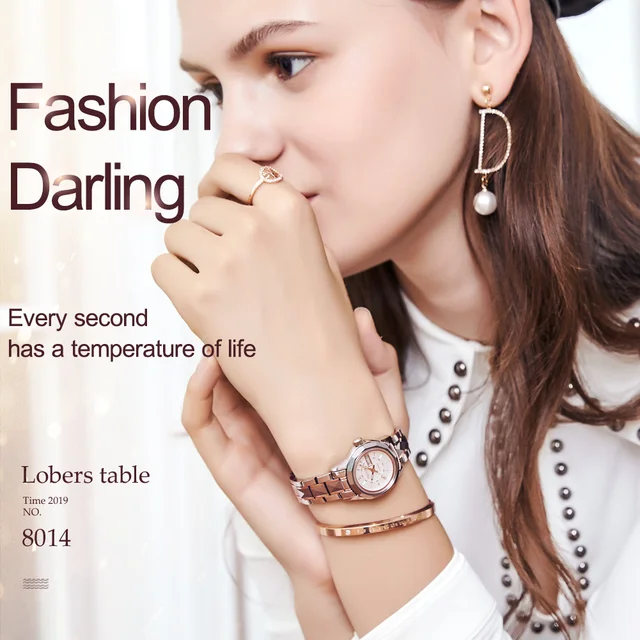 JSDUN-Montre mécanique automatique pour femme avec bande en acier au tungstène, montres originales pour femme, semaine du calendrier, marque de luxe, mode 2