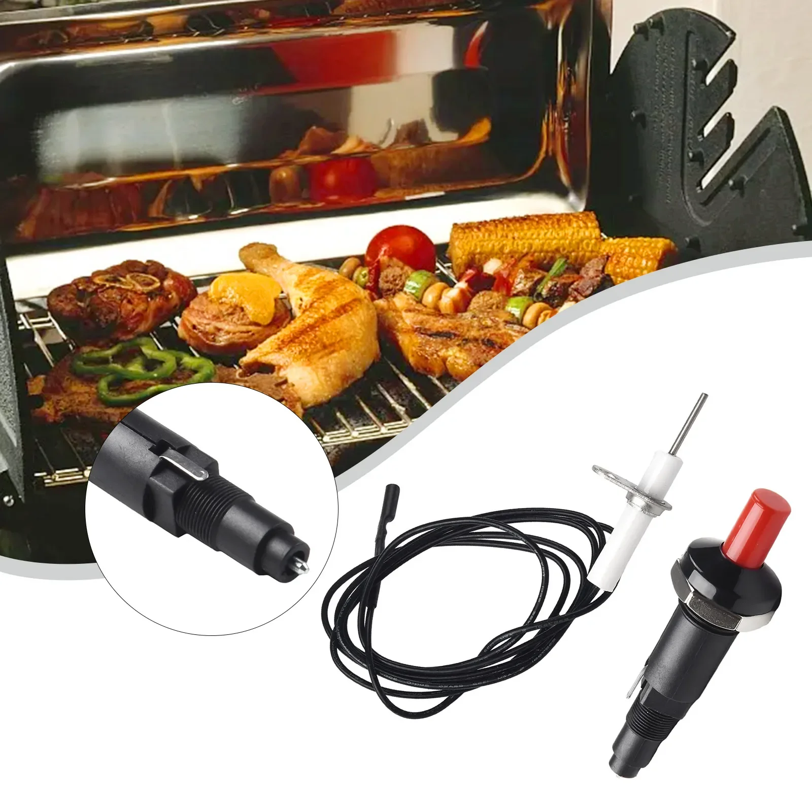 Barbecue With Cable BBQ For Gas Piezo Spark Ignition Ovens Outdoor Push Button Igniter Camping Universal Grill
Barbecue With Cable BBQ For Gas Piezo Spark Ignition Ovens Outdoor Push Button Igniter Camping Universal Grill