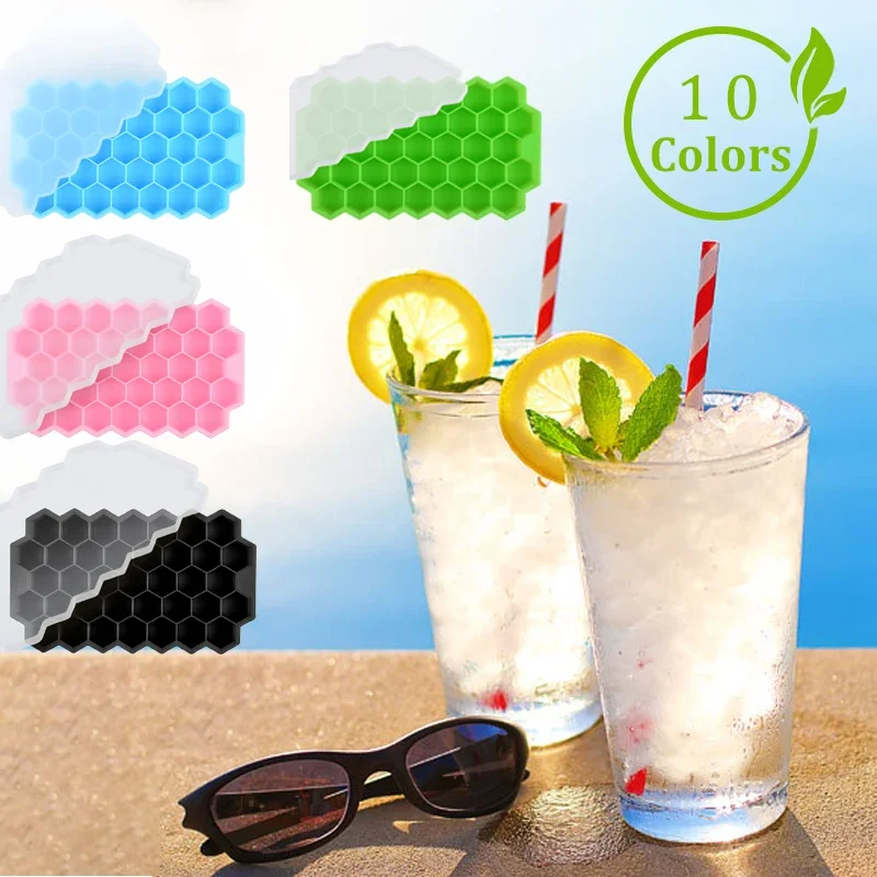 2 Piece Set Honeycomb Cube Trays Reusable Silicone Mold BPA Free Ice maker with Removable Lids with Ice Cube Clip
2 Piece Set Honeycomb Cube Trays Reusable Silicone Mold BPA Free Ice maker with Removable Lids with Ice Cube Clip