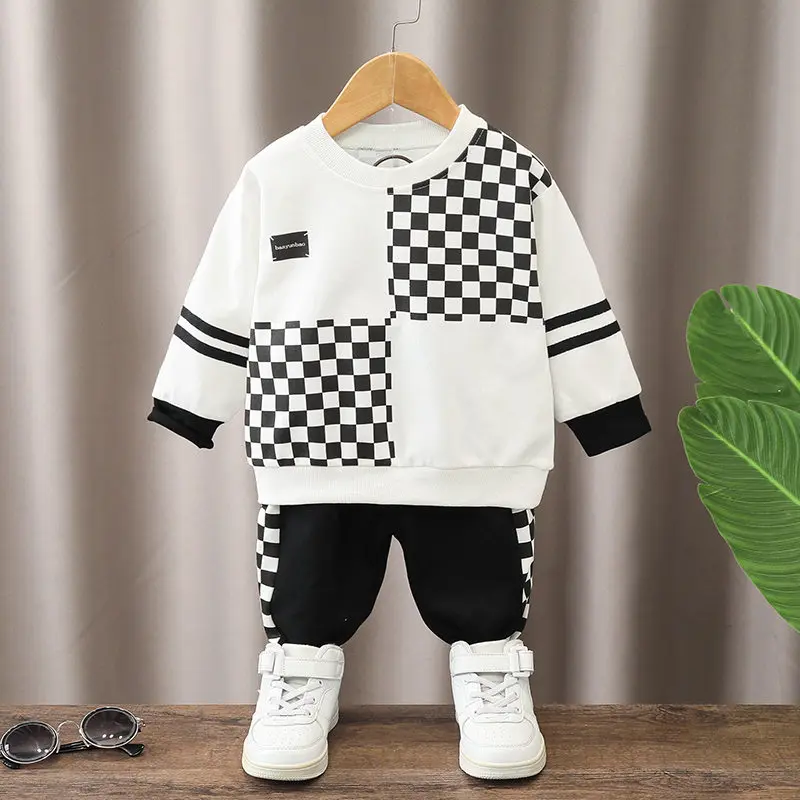 Baby T-shirt Pants 2Pcs Suits Toddler Tracksuits Children Boys Girls Plaid Style Clothing Sets Kids Clothes Toddler 0-5 Years
Baby T-shirt Pants 2Pcs Suits Toddler Tracksuits Children Boys Girls Plaid Style Clothing Sets Kids Clothes Toddler 0-5 Years
