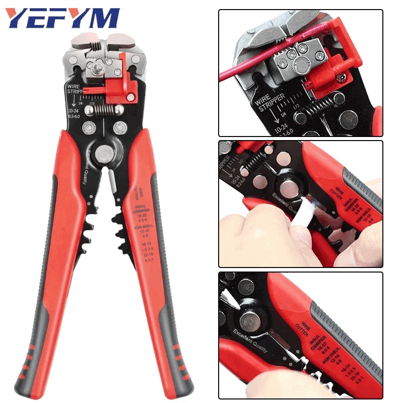 Wire Stripper Tools Goolof Crimper Cable Cutter Automatic Wire Stripper Multifunctional Stripping Tools Crimping Pliers Terminal
Wire Stripper Tools Goolof Crimper Cable Cutter Automatic Wire Stripper Multifunctional Stripping Tools Crimping Pliers Terminal