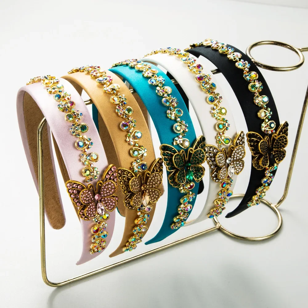 Best Seller in Europe and America Diamond Butterfly Decorative Headband Baroque Elegant High-Grade Hair Accessories
Best Seller in Europe and America Diamond Butterfly Decorative Headband Baroque Elegant High-Grade Hair Accessories