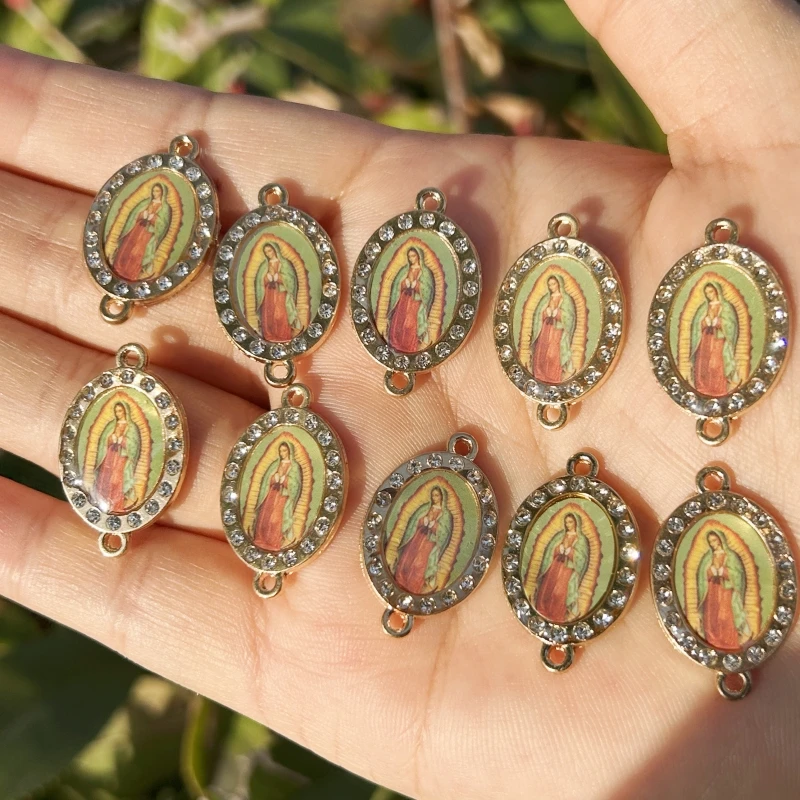 50PCS Religious Accessories Saint Jude and Virgin Mary Bracelets Connectors for Jewelry Making DIY
50PCS Religious Accessories Saint Jude and Virgin Mary Bracelets Connectors for Jewelry Making DIY