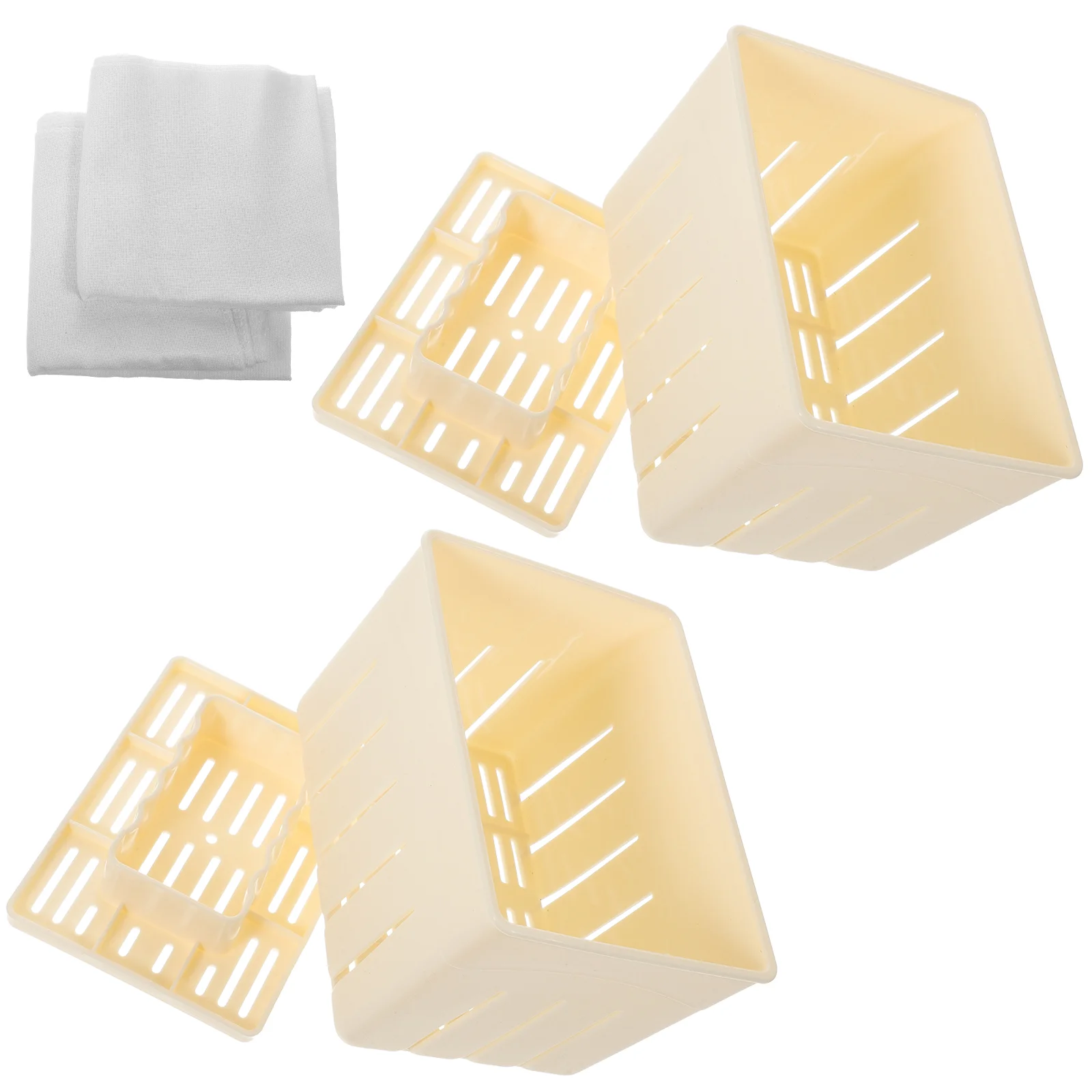 Plastic Tofu Press Mould Homemade Tofu Mold Soybean Curd Tofu Making Mold With Cheese Cloth Kitchen Cooking Tool
Plastic Tofu Press Mould Homemade Tofu Mold Soybean Curd Tofu Making Mold With Cheese Cloth Kitchen Cooking Tool