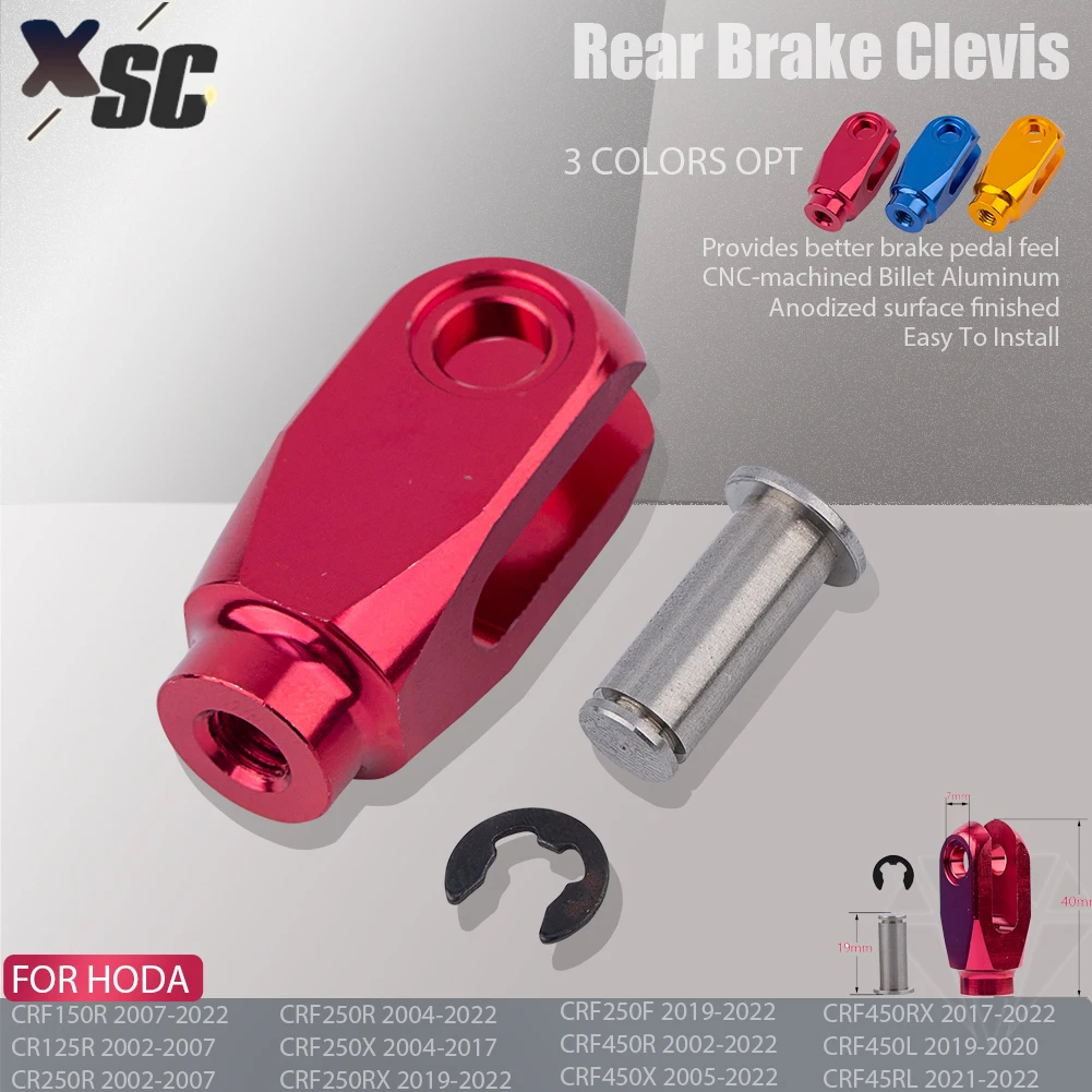 Motorcycle Rear Brake Clevis For Honda CRF150R CR125R CR250R CRF250R CRF250X CRF250RX CRF250F CRF450R CRF450X CRF450RX CRF 250R
Motorcycle Rear Brake Clevis For Honda CRF150R CR125R CR250R CRF250R CRF250X CRF250RX CRF250F CRF450R CRF450X CRF450RX CRF 250R