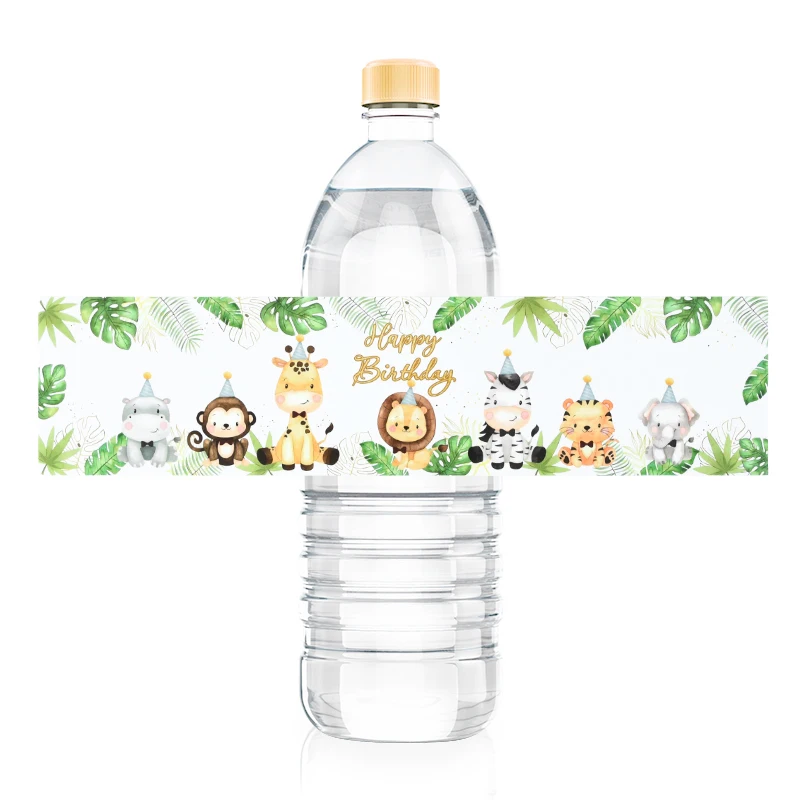 10Pcs Cartoon Animal Water Bottle Sticker Jungle Safari Wild One Theme Party Decoration Happy Birthday Baby Shower Supplies
10Pcs Cartoon Animal Water Bottle Sticker Jungle Safari Wild One Theme Party Decoration Happy Birthday Baby Shower Supplies