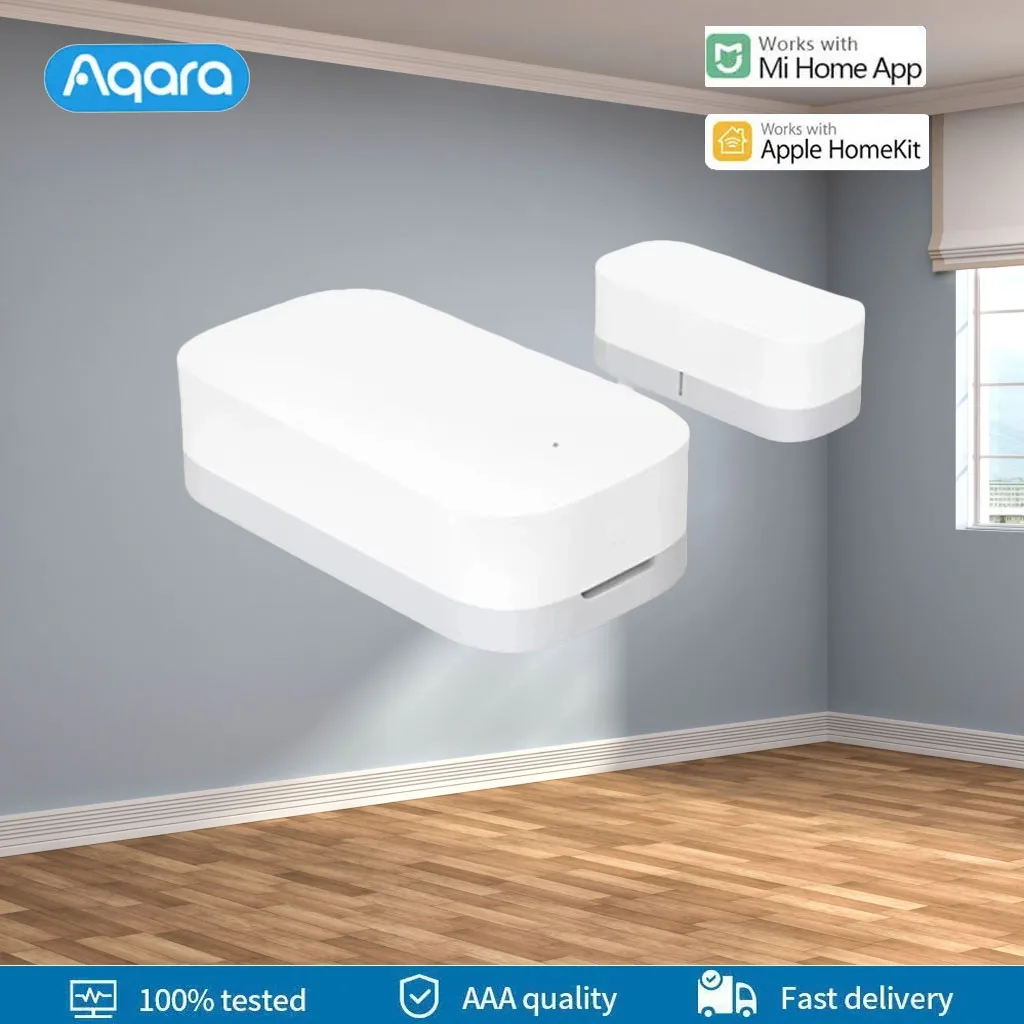 Датчик открытия окон и дверей Aqara Zigbee, Беспроводной сенсор для умного дома Xiaomi Mijia, работает с приложением Mi Home 
Датчик открытия окон и дверей Aqara Zigbee, Беспроводной сенсор для умного дома Xiaomi Mijia, работает с приложением Mi Home