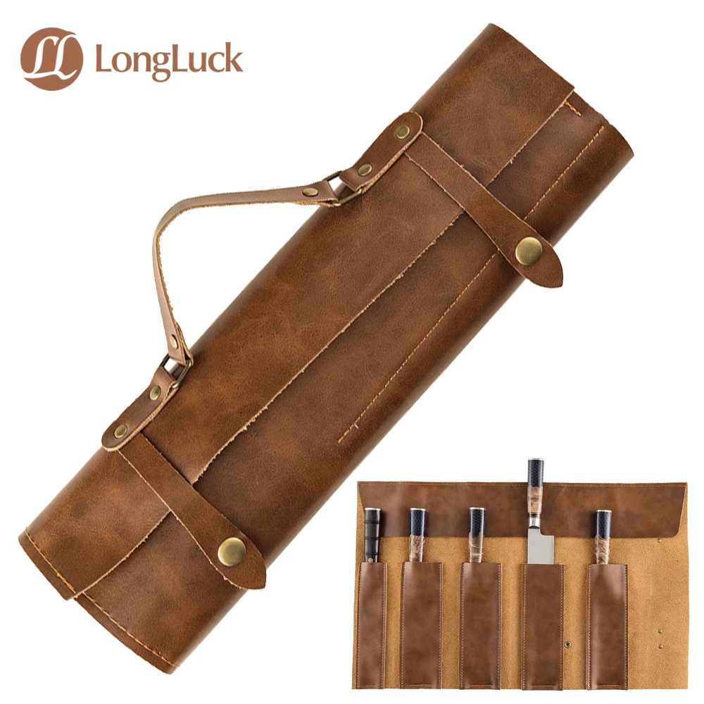 Chef Knife Bag Leather Knife Roll Case 5 Pockets Water Resistant Portable Outdoor Traveling Backpack Kitchen Tool Storage Bag
Chef Knife Bag Leather Knife Roll Case 5 Pockets Water Resistant Portable Outdoor Traveling Backpack Kitchen Tool Storage Bag