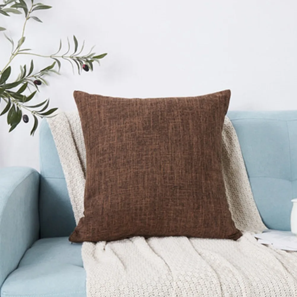 4Pcs Cushion Cover Pure Color Cotton Linen Cushion Pillowcase For Home/Office Invisible Z-ipper Linen Plain Hugging Pillowcases
4Pcs Cushion Cover Pure Color Cotton Linen Cushion Pillowcase For Home/Office Invisible Z-ipper Linen Plain Hugging Pillowcases