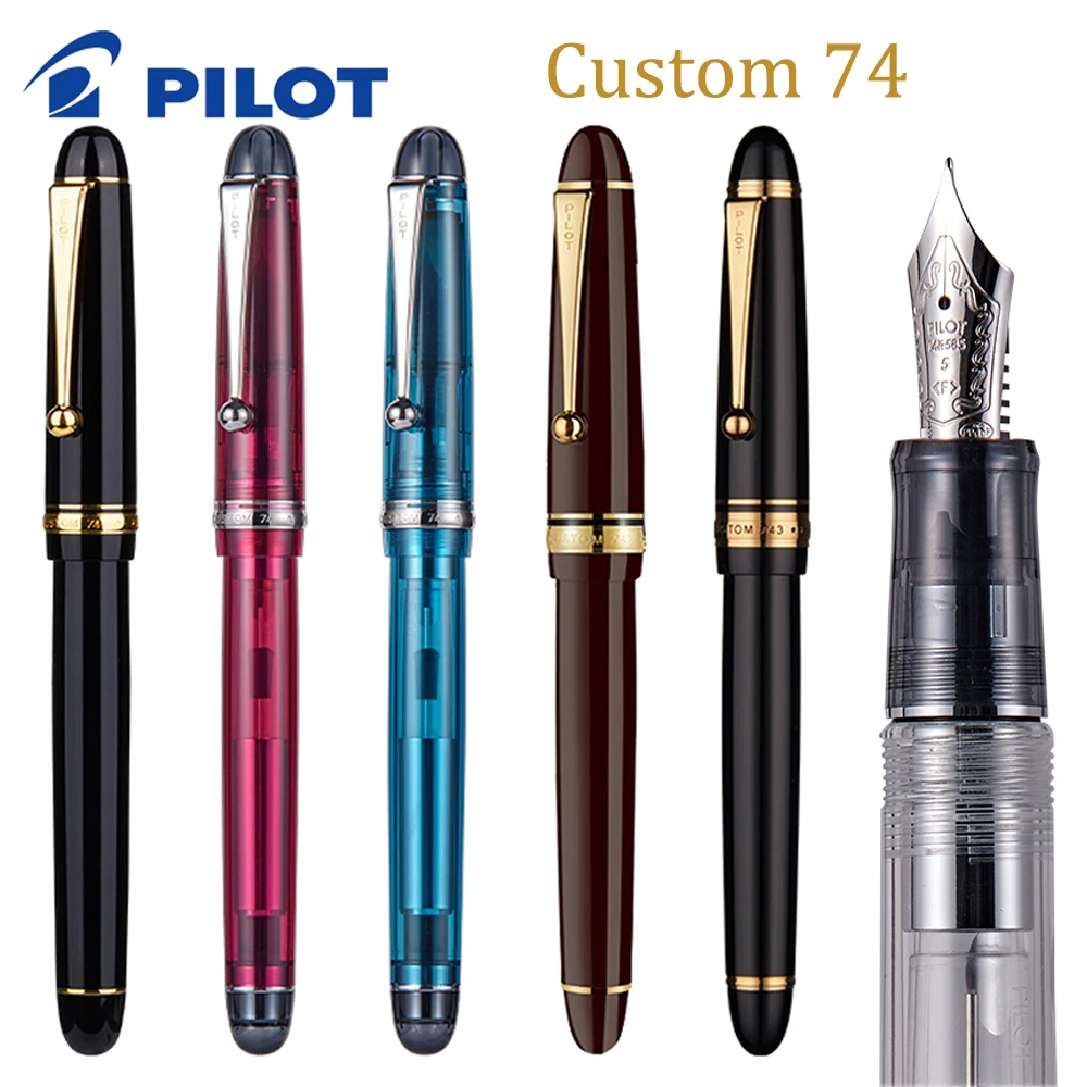 Japan PILOT Fountain Pen Distinguished Guest Classic Custom74 Pen 14K Gold No. 5 Gold Tip Ink Set FKK-1000R Office Supplies
Japan PILOT Fountain Pen Distinguished Guest Classic Custom74 Pen 14K Gold No. 5 Gold Tip Ink Set FKK-1000R Office Supplies
