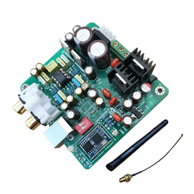 

Receiver Board Kit PC+Metal Nvarcher AK4493 Decoding QCC5125 Lossless Bluetooth LDAC APTX HD Receiver RCA Output With Antenna