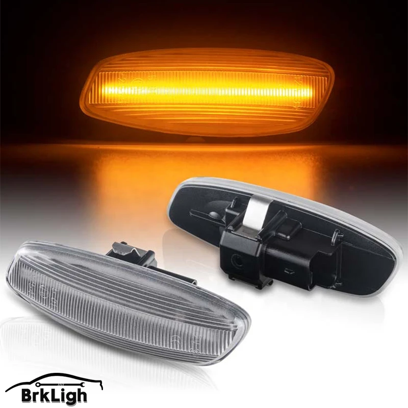 2x Dynamic Silver LED Side Indicator Repeater Light For Peugeot 207 308 Citroen C3 C4
2x Dynamic Silver LED Side Indicator Repeater Light For Peugeot 207 308 Citroen C3 C4