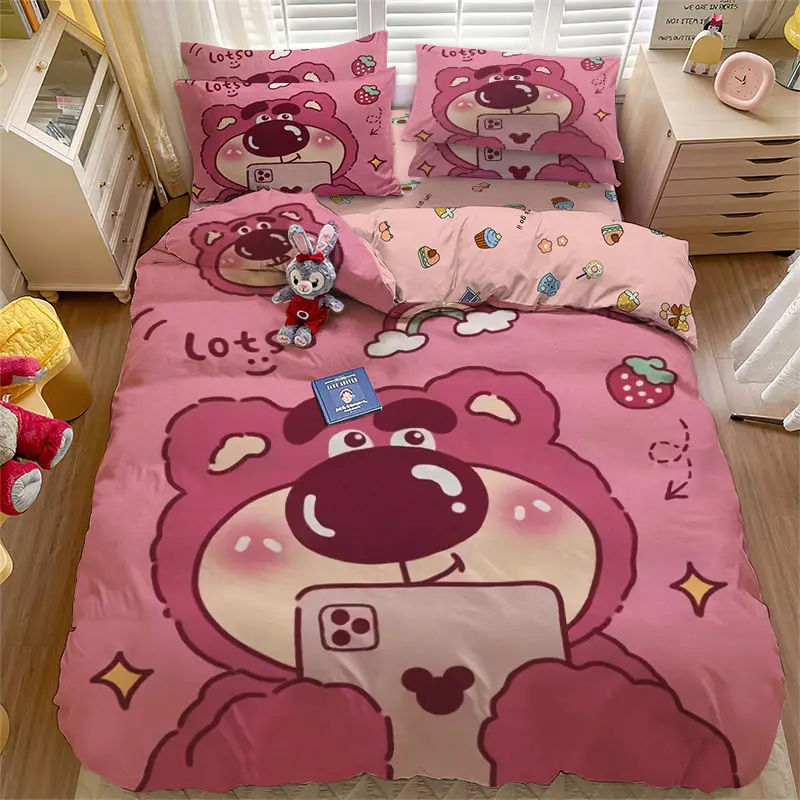 Комплект постельного белья из трех предметов Lotso для общежития из чистого хлопка Детская комната анимация креативная удобная мягкая простыня пододеяльник
Комплект постельного белья из трех предметов Lotso для общежития из чистого хлопка Детская комната анимация креативная удобная мягкая простыня пододеяльник