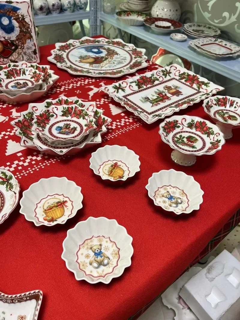 Hot Selling German V Bao Tableware Christmas European Dinner Plate Salad Dish Bowl Soup Plate Plate Dish Display Plate
Hot Selling German V Bao Tableware Christmas European Dinner Plate Salad Dish Bowl Soup Plate Plate Dish Display Plate