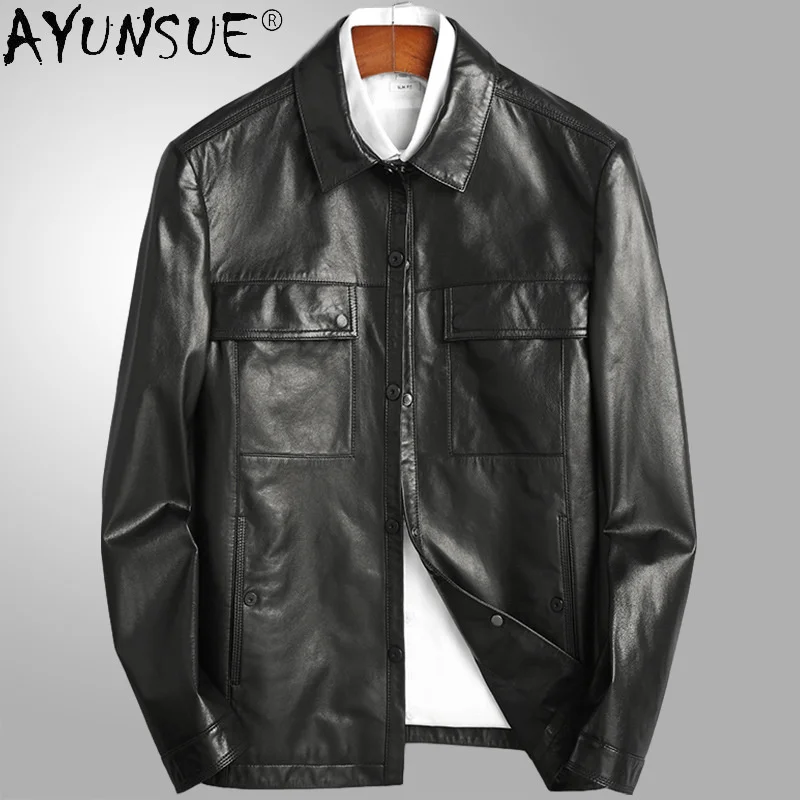 Men Jacket New Genuine Sheepskin Leather Jackets Mens 2024 Men's Clothing Autumn Coat Male Outwear Hommes Veste LXR757
Men Jacket New Genuine Sheepskin Leather Jackets Mens 2024 Men's Clothing Autumn Coat Male Outwear Hommes Veste LXR757
