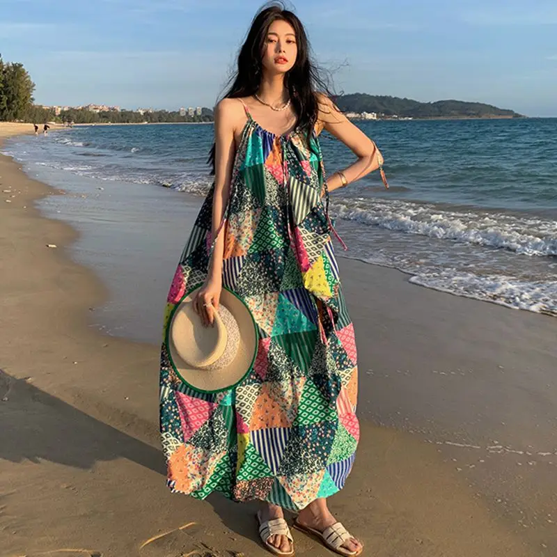 2023 Women's Dress New Summer Style Camisole Chiffon Retro Loose and Comfortable Leisure Time Free Shipping
2023 Women's Dress New Summer Style Camisole Chiffon Retro Loose and Comfortable Leisure Time Free Shipping