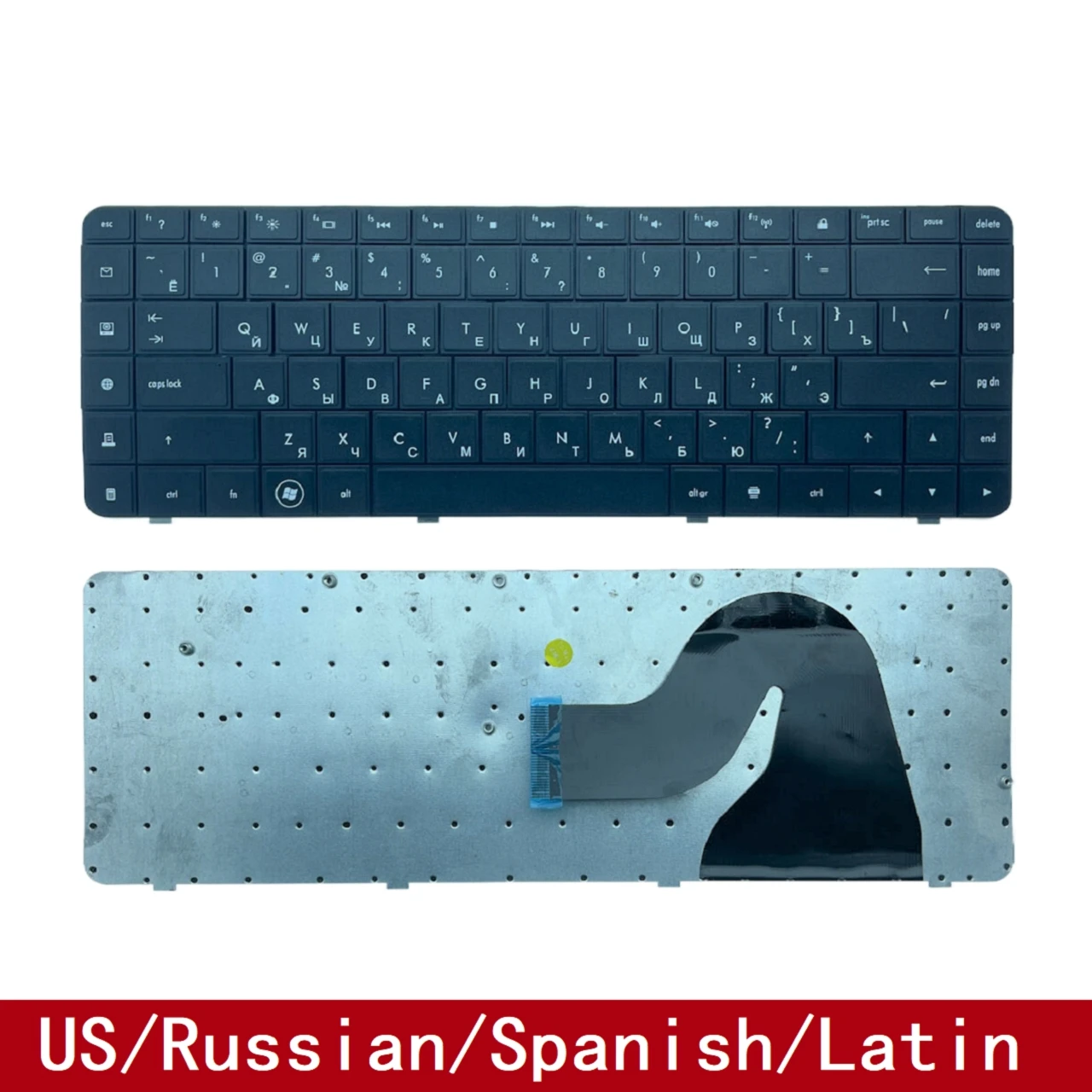 For HP Compaq Presario CQ56 G56 CQ62 G62 Laptop Keyboard Replacement US Russian Spanish Latin
For HP Compaq Presario CQ56 G56 CQ62 G62 Laptop Keyboard Replacement US Russian Spanish Latin
