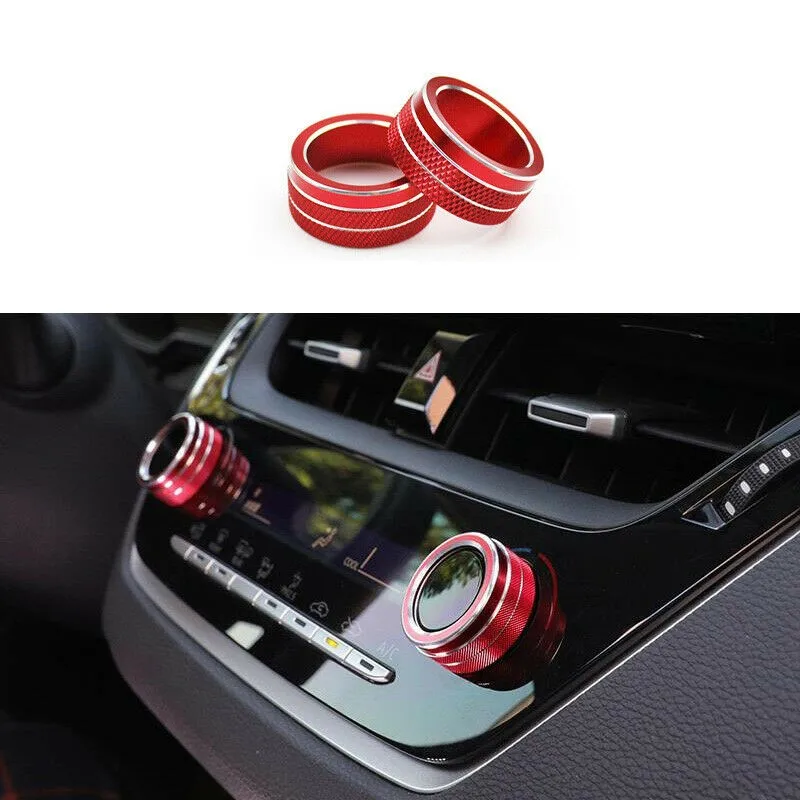 2 X Car Middle Console AC Knob Cover Trim For Toyota For Corolla 2019-2021 Red Aluminum Middle Console AC Knob Cover Trims
2 X Car Middle Console AC Knob Cover Trim For Toyota For Corolla 2019-2021 Red Aluminum Middle Console AC Knob Cover Trims