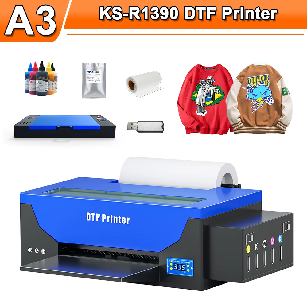 

A3 DTF Printer T-shirt printing machine for T shirts Hoodie DTF Printer For Directly to Film Print A3 DTF Transfer Film Printers
