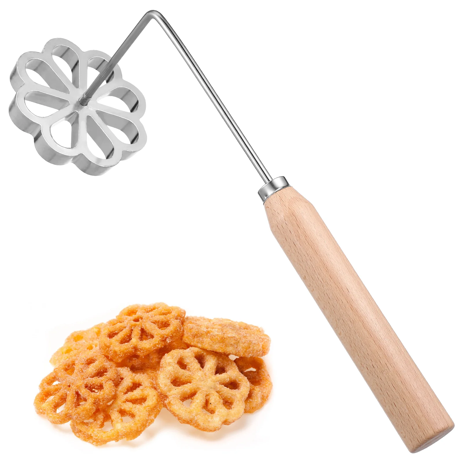 Baking Tools Bunuelos Mold Metal With Handle Christmas Aluminum Alloy Funnel Cake Maker Cooking Stamp Achappam Fried Snack
Baking Tools Bunuelos Mold Metal With Handle Christmas Aluminum Alloy Funnel Cake Maker Cooking Stamp Achappam Fried Snack