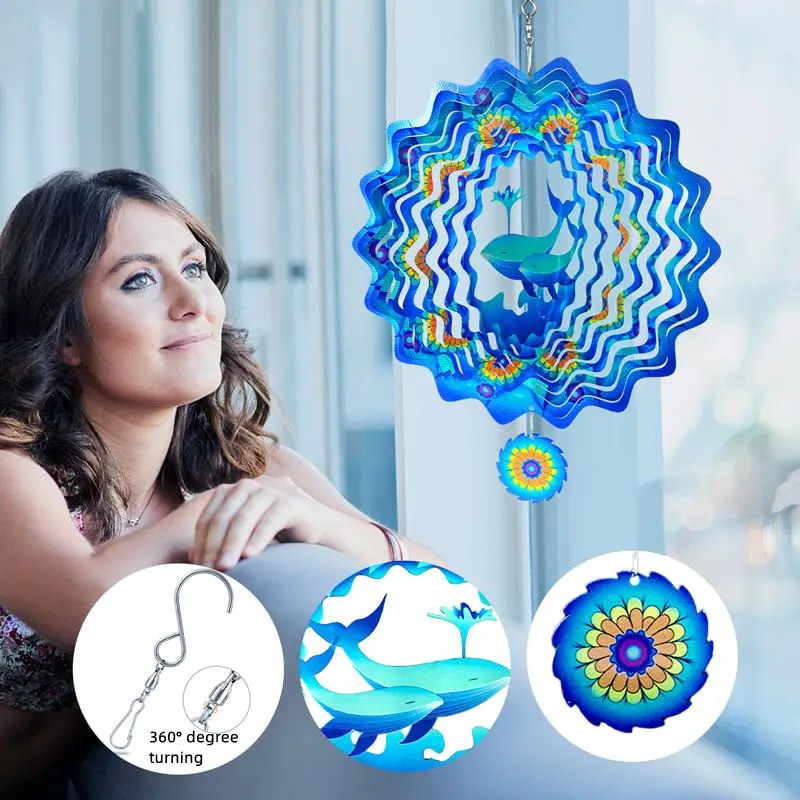 Sea Animals Dolphin Jellyfish Wind Spinners Inddor and Outdoor Garden Yard Ornaments Metal Kinetic Spinner Chimes Turtle Decor
Sea Animals Dolphin Jellyfish Wind Spinners Inddor and Outdoor Garden Yard Ornaments Metal Kinetic Spinner Chimes Turtle Decor