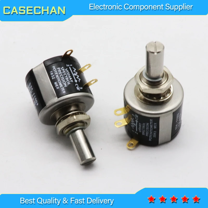 

1pcs for Vishay spectrol 534-1-1 Precision multi-turn potentiometer / 500 ohms 1k 2k 5K 10k 20K 50K 100K wirewound Potentiometer