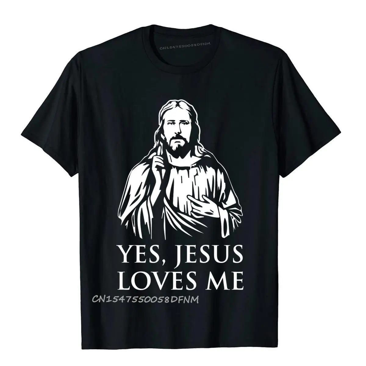 Fashionable Men Top T-Shirts Jesus Design Yes Jesus Loves Funny Tops T Shirt Premium Cotton Holiday
Fashionable Men Top T-Shirts Jesus Design Yes Jesus Loves Funny Tops T Shirt Premium Cotton Holiday
