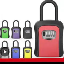 Key Lock Box Wall Mounted Aluminum Alloy Key Safe Box Weatherproof 4 Digit Combination Key Storage Lock Box Indoor Outdoor
Key Lock Box Wall Mounted Aluminum Alloy Key Safe Box Weatherproof 4 Digit Combination Key Storage Lock Box Indoor Outdoor