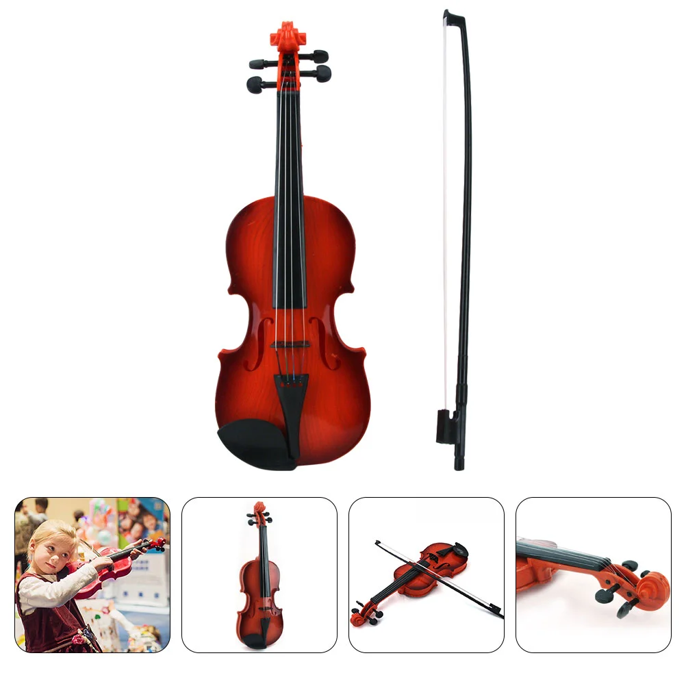 

Simulated Violin Educational Plaything Kid Stage Performance Prop Music Instruments Adults Childrens Violin Kids Musical
