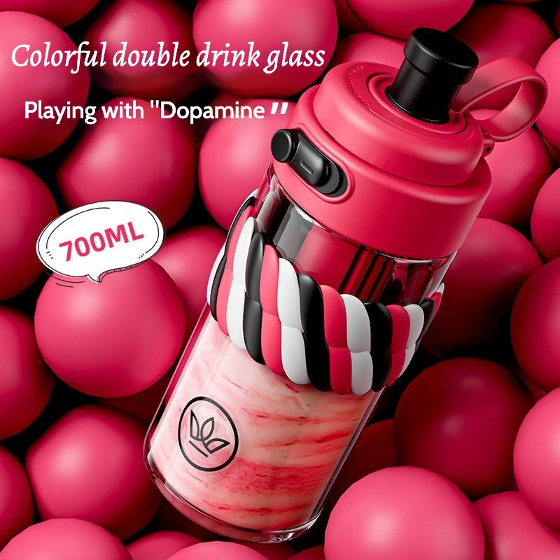 Summer Large Capacity Cup, Portable Water Bottle With Straw And Filter, High Borosilicate Glass, High Temperature Resistant
Summer Large Capacity Cup, Portable Water Bottle With Straw And Filter, High Borosilicate Glass, High Temperature Resistant