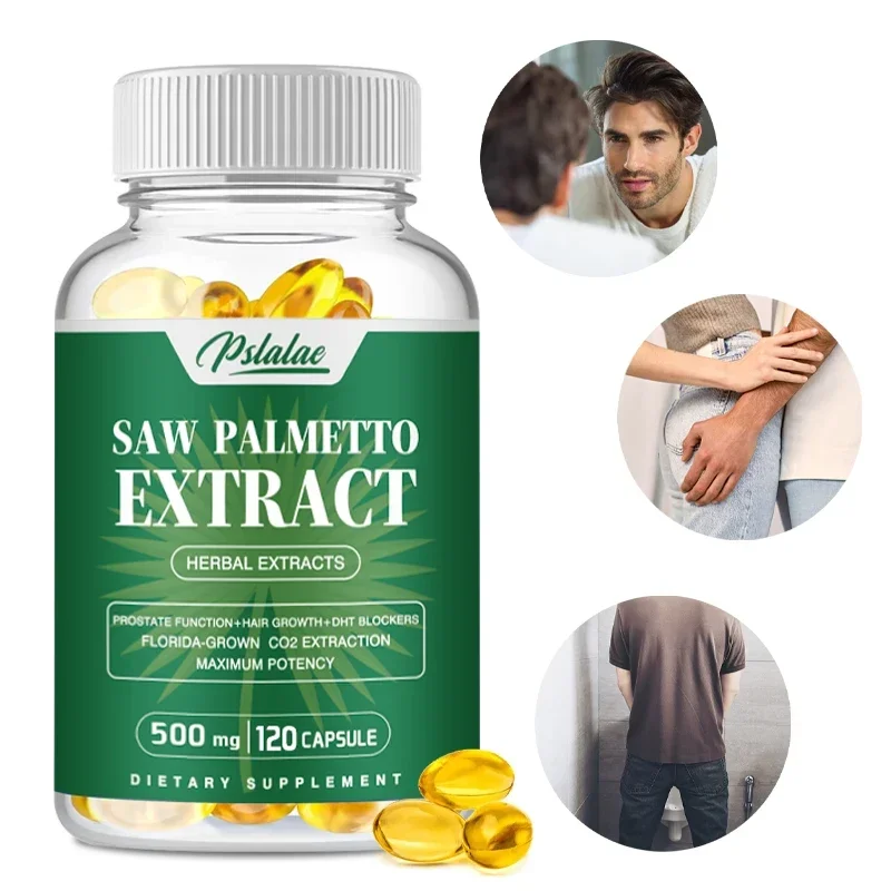 Saw Palmetto Supplement Capsules – Promote Prostate Health, Relieve Urinary Problems, Support Hair Growth
Saw Palmetto Supplement Capsules – Promote Prostate Health, Relieve Urinary Problems, Support Hair Growth