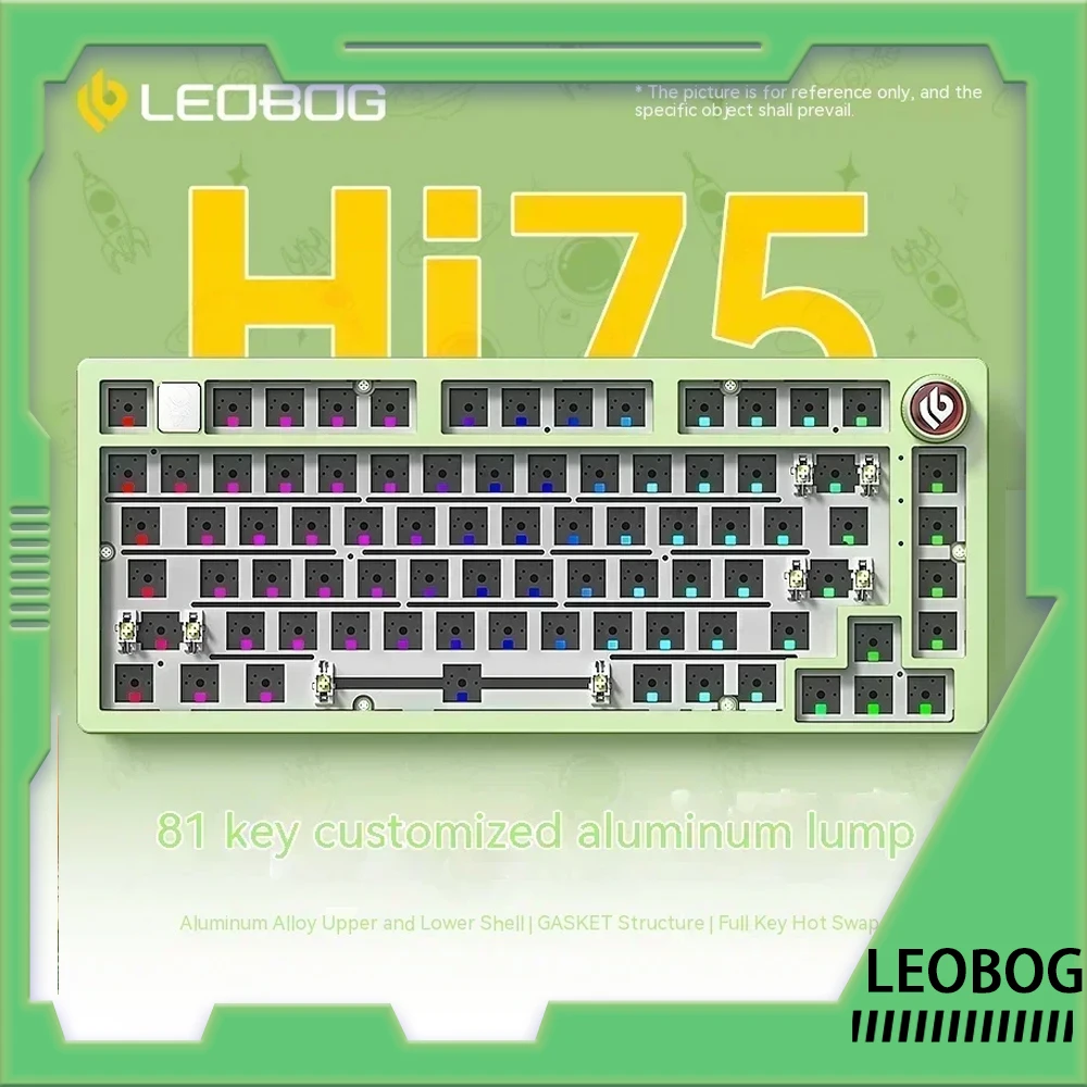 Leobog Hi75 Wired Keyboard Kit Gaming Hot Swap Rgb Aluminium Alloy Keyboard Kit Gasket Usb Customized Barebone For Gamer Office
Leobog Hi75 Wired Keyboard Kit Gaming Hot Swap Rgb Aluminium Alloy Keyboard Kit Gasket Usb Customized Barebone For Gamer Office