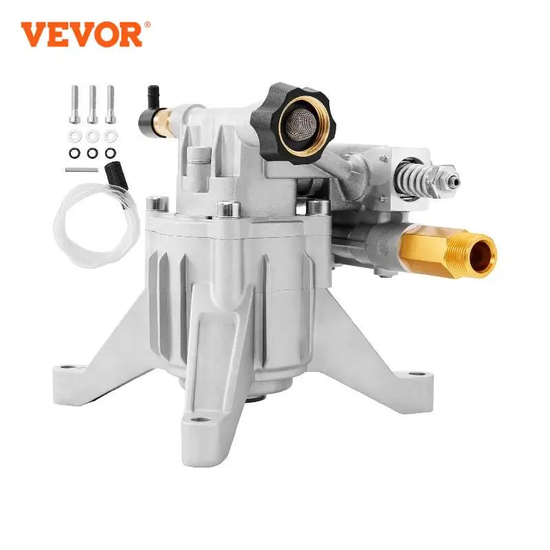 VEVOR насос для мойки высокого давления 7/8 дюйма вал вертикальный 3400PSI 2.5GPM сменный комплект насосов для мойки совместим с Honda, Симпсоны
VEVOR насос для мойки высокого давления 7/8 дюйма вал вертикальный 3400PSI 2.5GPM сменный комплект насосов для мойки совместим с Honda, Симпсоны