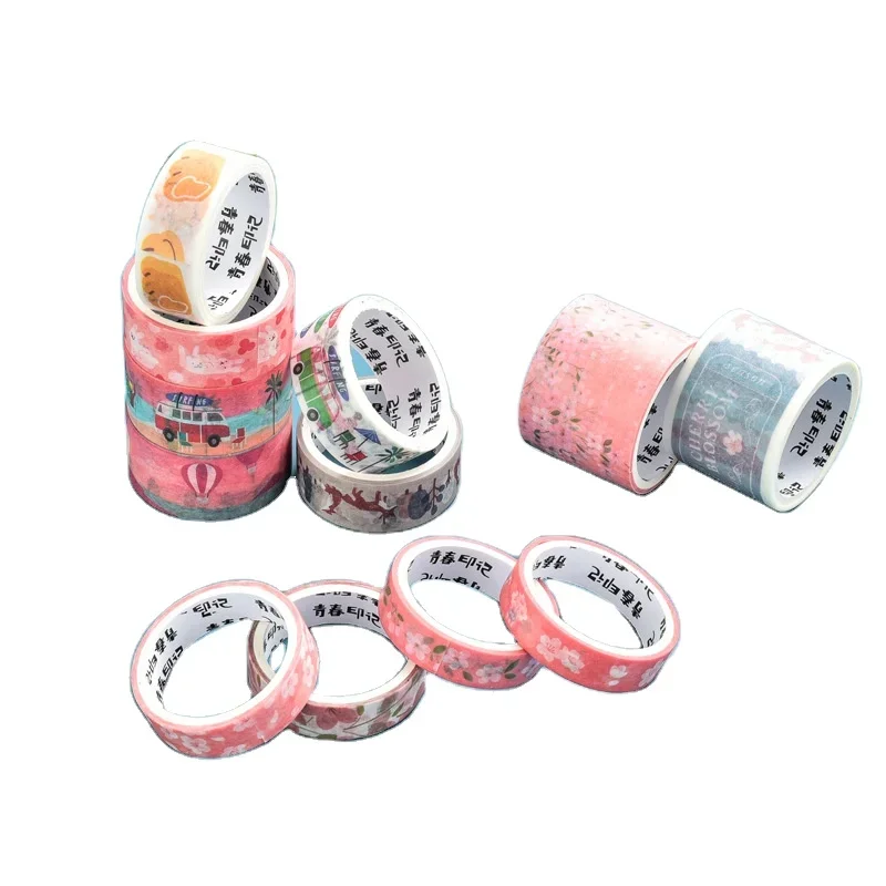Customized productTape Personalized Design Self Adhesive Tape Color Decoration Masking Paper Sticker Washi Tape Cus
Customized productTape Personalized Design Self Adhesive Tape Color Decoration Masking Paper Sticker Washi Tape Cus