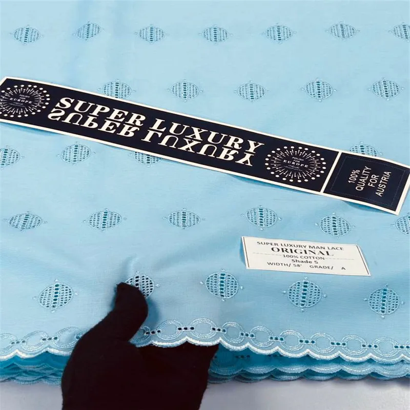 5 Yards Nigerian 100% Cotton Polish Satin Embroidery Fabric High Quality Swiss Voile Lace Material For Men Dubai Style YL110502
5 Yards Nigerian 100% Cotton Polish Satin Embroidery Fabric High Quality Swiss Voile Lace Material For Men Dubai Style YL110502