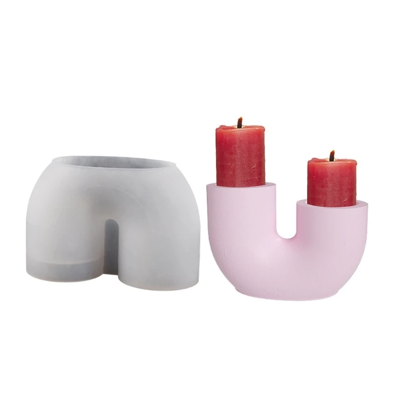 Candleholer Silicone Mold Cement Candle Holder Molds U-shaped Jar Container Holder Mould for Resin Art Craft Home Decor
Candleholer Silicone Mold Cement Candle Holder Molds U-shaped Jar Container Holder Mould for Resin Art Craft Home Decor