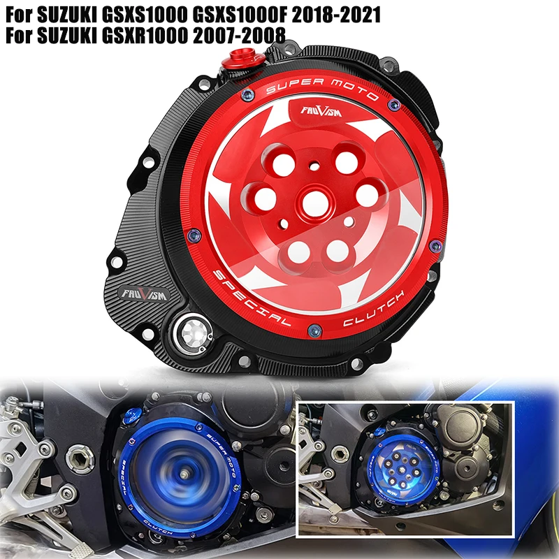 For 2018-2021 GSXS1000 GSXS1000F GSXR1000 Engine Clear Clutch Cover Guard For SUZUKI GSXR GSX R GSX-R GSXS GSX S 1000F 1000
For 2018-2021 GSXS1000 GSXS1000F GSXR1000 Engine Clear Clutch Cover Guard For SUZUKI GSXR GSX R GSX-R GSXS GSX S 1000F 1000