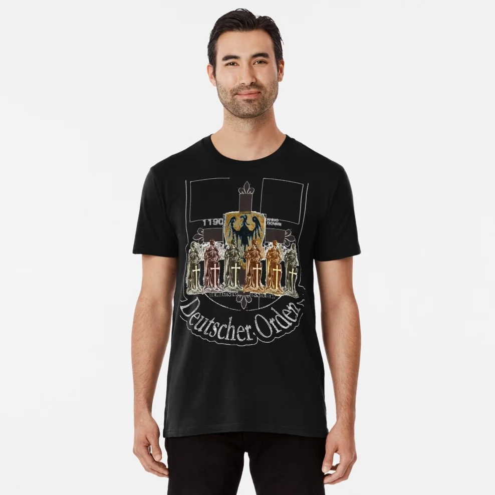 Teutonic Knights with Grandmaster Eagle T Shirt. New 100% Cotton Short Sleeve O-Neck Casual T-shirts Size S-3XL 
Teutonic Knights with Grandmaster Eagle T Shirt. New 100% Cotton Short Sleeve O-Neck Casual T-shirts Size S-3XL