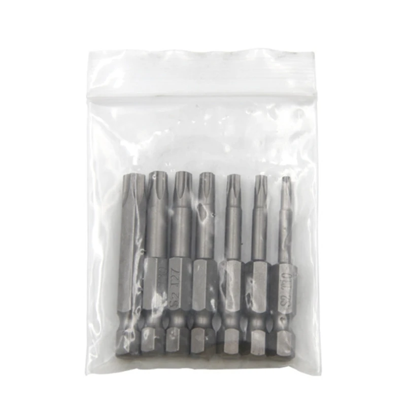 5 Point Security Star Torx Screwdriver Bits Set T10-T40 2-Inch Length 7 Pieces J2FA
5 Point Security Star Torx Screwdriver Bits Set T10-T40 2-Inch Length 7 Pieces J2FA