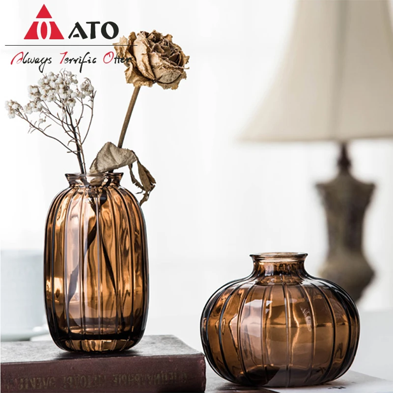 ATO Mini Simple Stained Glass Vase Home Decoration Ornament Aromatherapy Bottle Hydroponic Flower Arrangement Glass Vase 
ATO Mini Simple Stained Glass Vase Home Decoration Ornament Aromatherapy Bottle Hydroponic Flower Arrangement Glass Vase