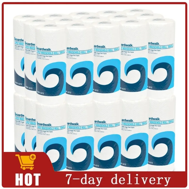 

Boardwalk Kitchen Roll Towel, 30 Rolls/Carton, 85 Sheets/Roll, 2-ply, 11 x 9, White